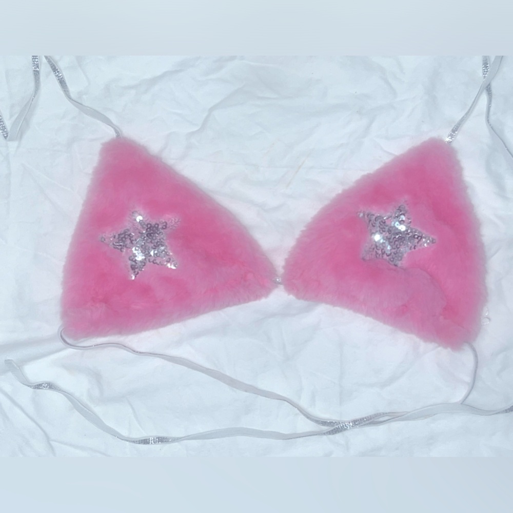 ICON Sequin Star halter Top